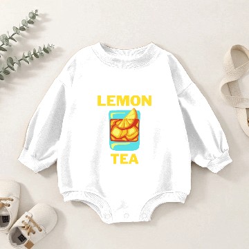 Discover lemon tea Baby Romper Sweatshirts