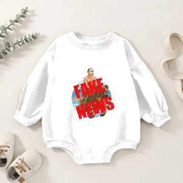 Discover Fake News & Putin Baby Romper Sweatshirts