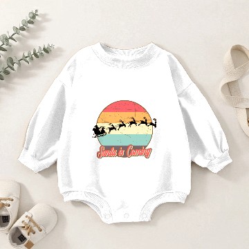 Discover santa is coming Baby Romper Sweatshirts