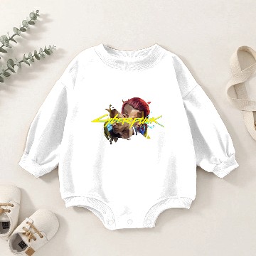 Discover cyberpunk 2077 Baby Romper Sweatshirts