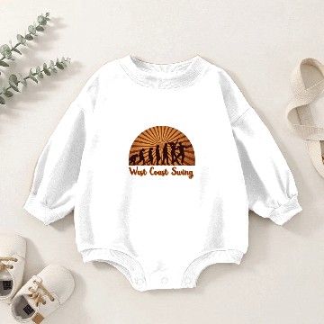 Discover West Coast Swing Design Baby Romper Sweatshirts