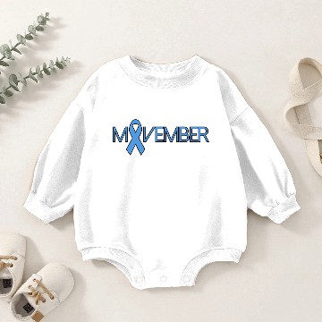 Discover Movember Mustache Baby Romper Sweatshirts