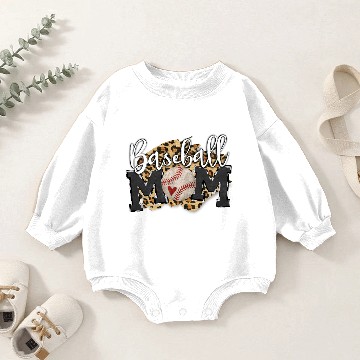 Discover Baseball Mom, Baseball Mama, Mom Baseball Gift Baby Romper Sweatshirts