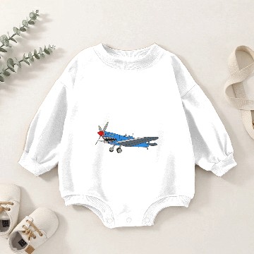 Discover Submarine Spitfire - Aircraft Baby Romper Sweatshirts