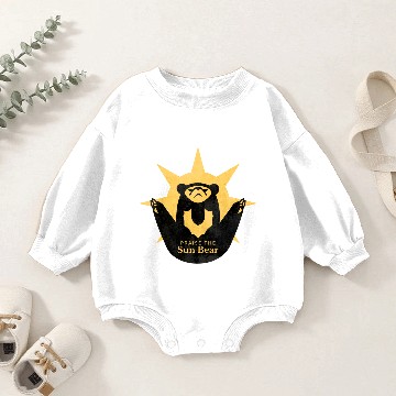 Discover Praise the Sun Bear Baby Romper Sweatshirts