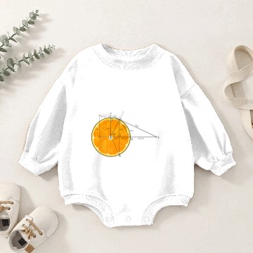 Discover Citrus lemon mathematics Baby Romper Sweatshirts