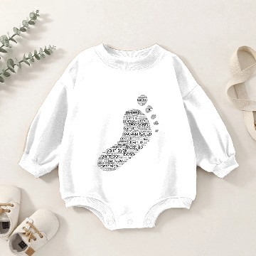 Discover Barefoot from Words Baby Romper Sweatshirts