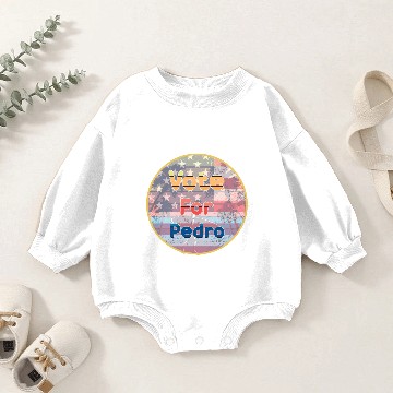 Discover vote for pedro Baby Romper Sweatshirts