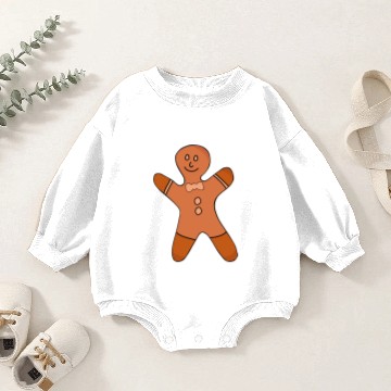 Discover Christmas Gingerbread Men Cookie Baby Romper Sweatshirts