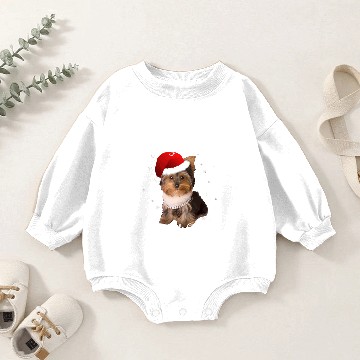 Discover Have Yourself A Yorkie Little Christmas Baby Romper Sweatshirts