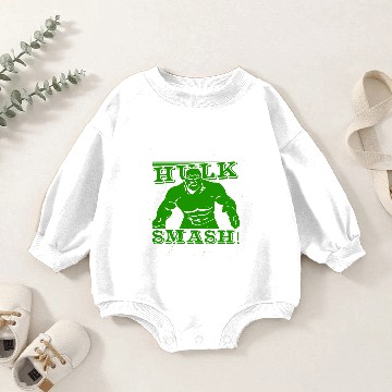 Discover Hulk smash Baby Romper Sweatshirts
