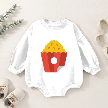 Discover Popcorn Baby Romper Sweatshirts