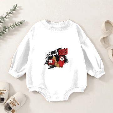 Discover Bella Chow Chow Baby Romper Sweatshirts