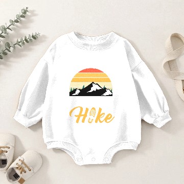 Discover Take a Hike Baby Romper Sweatshirts