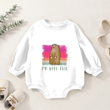 Discover groundhog day, groundhog day 02/02, springtime Baby Romper Sweatshirts