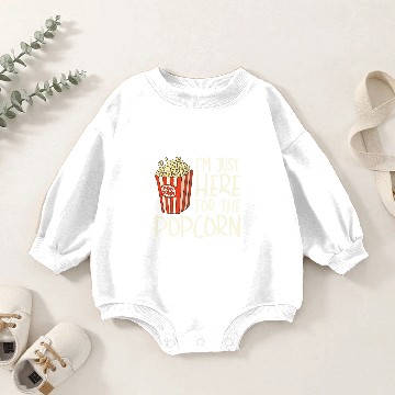 Discover Popcorn sweets Baby Romper Sweatshirts