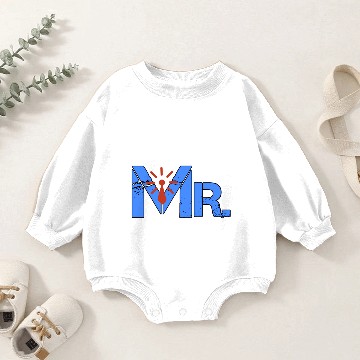 Discover Mr &Mrs Baby Romper Sweatshirts