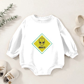 Discover AREA 51 Baby Romper Sweatshirts