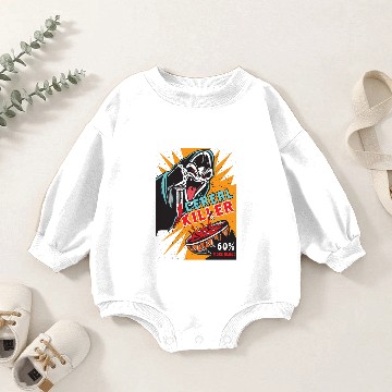 Discover Cereal Funny Vampire Baby Romper Sweatshirts