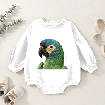 Discover Macaw Baby Romper Sweatshirts