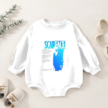 Discover Scarface B Baby Romper Sweatshirts