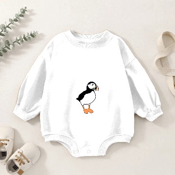 Discover Puffin Puffin Funny Saying Baby Romper Sweatshirts