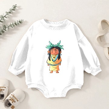 Discover Pocahontas Cheif Baby Romper Sweatshirts