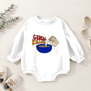 Discover Cereal killer Baby Romper Sweatshirts