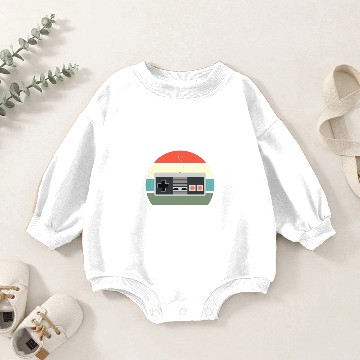 Discover Classically Trained Controller Video Gamer Gift Baby Romper Sweatshirts