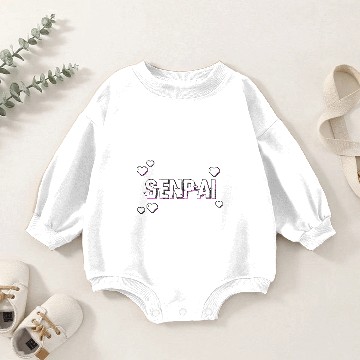 Discover Notice Me Senpai Baby Romper Sweatshirts