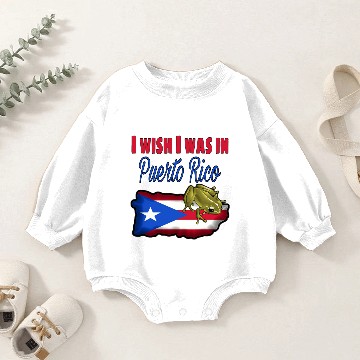 Discover Missing Puerto Rico Baby Romper Sweatshirts