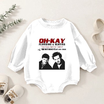 Discover Wet Bandits Baby Romper Sweatshirts