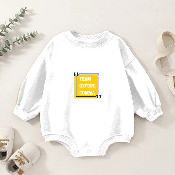 Discover Team Oxford Comma Baby Romper Sweatshirts