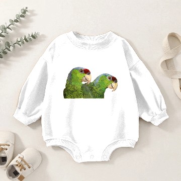 Discover lilac-crowned parrot Baby Romper Sweatshirts
