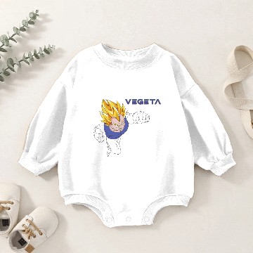 Discover Vegeta Super Saiyan Baby Romper Sweatshirts
