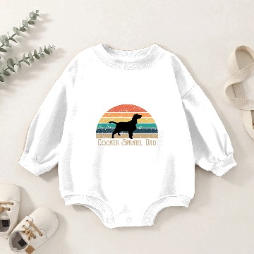 Discover Cocker Spaniel Dad Cocker Spaniel Dad Baby Romper Sweatshirts