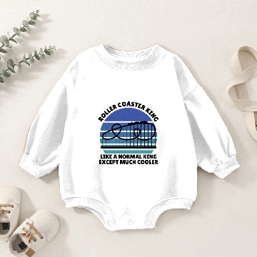 Discover roller coaster king Baby Romper Sweatshirts