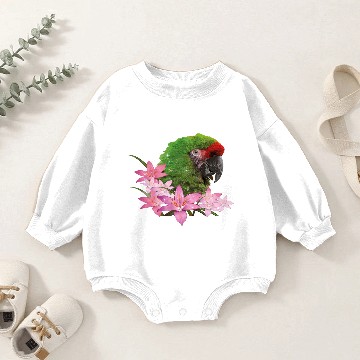 Discover Macaw Baby Romper Sweatshirts