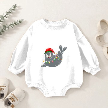 Discover Sea dog Baby Romper Sweatshirts