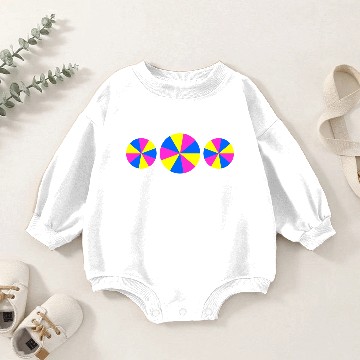 Discover circular disc modern abstract Baby Romper Sweatshirts