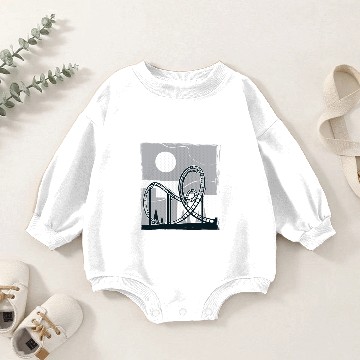 Discover roller coaster Baby Romper Sweatshirts