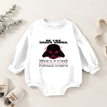 Discover Be Like Darth Vader Baby Romper Sweatshirts