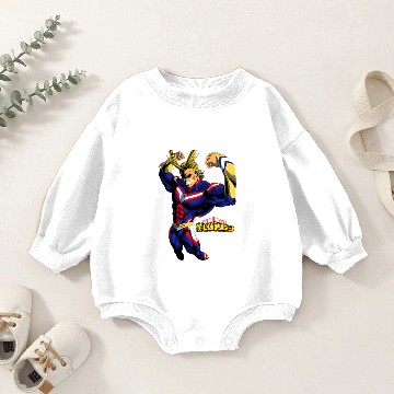Discover All Might MHA Baby Romper Sweatshirts