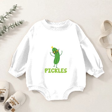 Discover Pickles Vegan Pickle Lovers Gift Baby Romper Sweatshirts