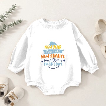 Discover New Year's Eve Midnight Changes Dreams Baby Romper Sweatshirts
