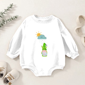 Discover Easter easter bunny Imp flower Baby Romper Sweatshirts