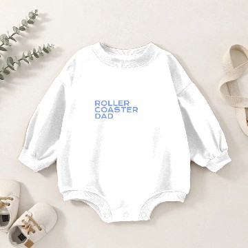 Discover crazy roller coaster dad Baby Romper Sweatshirts