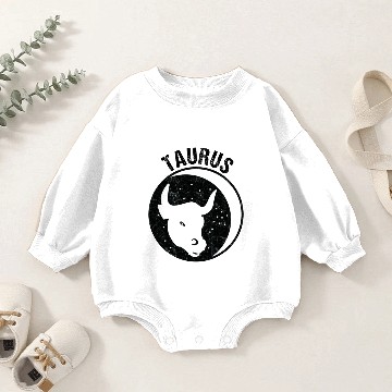 Discover Taurus - Zodiac Sign! Baby Romper Sweatshirts