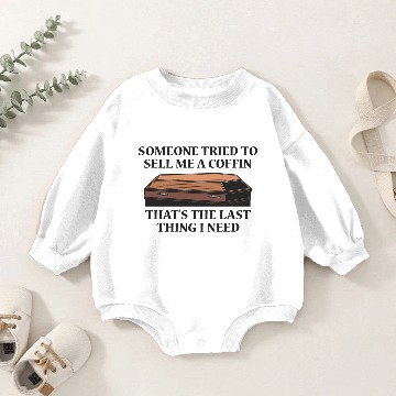 Discover Sell Me A Coffin Baby Romper Sweatshirts