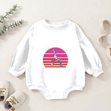Discover gymnast aunt Baby Romper Sweatshirts